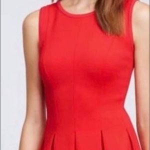 Holiday Red Ann Taylor scuba dress